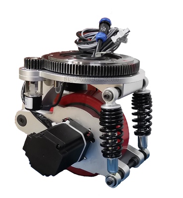 रोबोट और फोर्कलिफ्ट में सर्वो मोटर के लिए B27 शॉक एब्जॉर्बिंग AGV ड्राइव व्हील