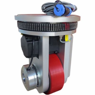 24V 1.5KW वर्टिकल AGV फोर्कलिफ्ट मेकनम व्हील्स, स्टीयरिंग लार्ज मेकेनम व्हील्स
