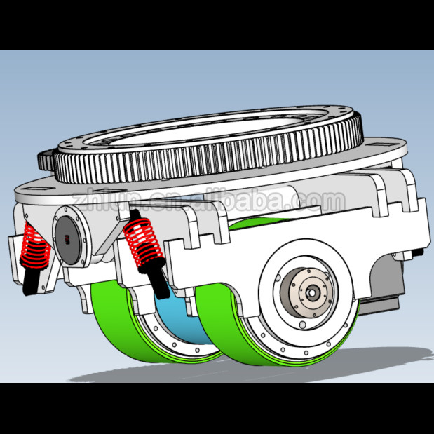 ZL-484 10T हैवी ड्यूटी AGV ड्राइव यूनिट DC/AC मोटर व्हील असेंबली