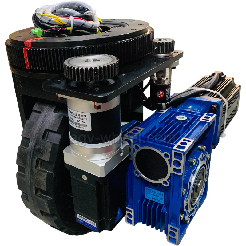 ZL-490 Agv हैवी लोड व्हील ट्रैक्शन मोटर रबर ड्राइव व्हील ETS एक्सीलरेट कैरीइंग 2T