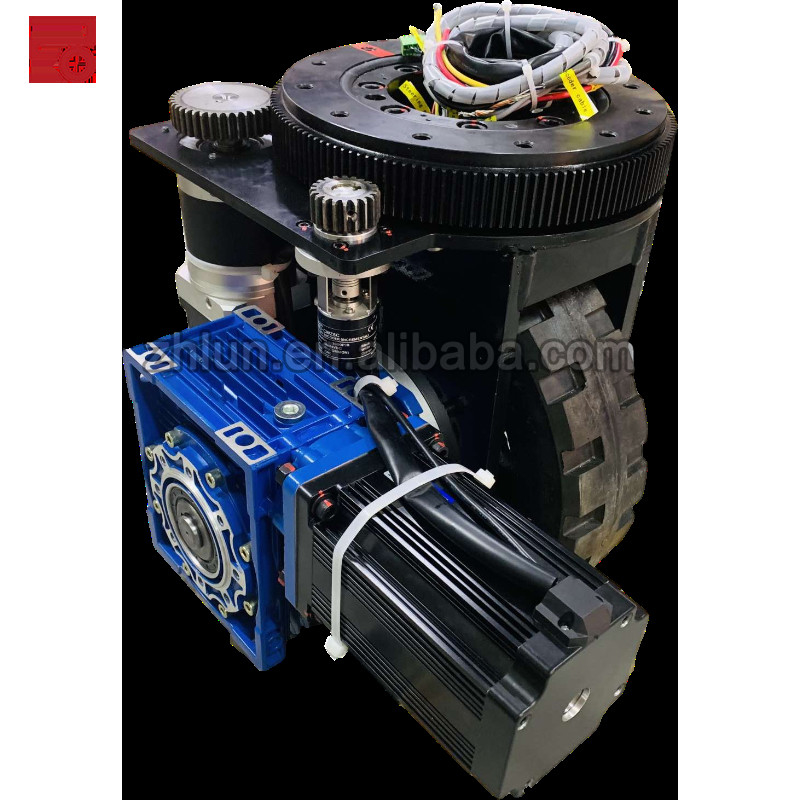 ZL-490 Agv हैवी लोड व्हील ट्रैक्शन मोटर रबर ड्राइव व्हील ETS एक्सीलरेट कैरीइंग 2T